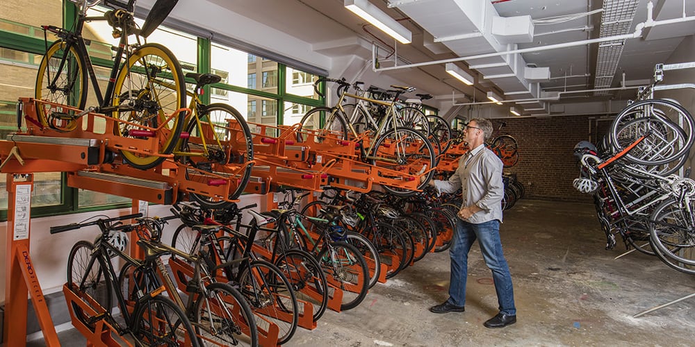 Dero-bike parking room