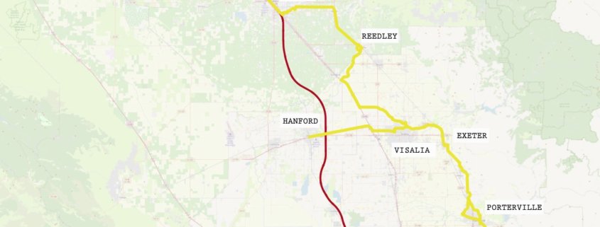 Central Valley Passage map