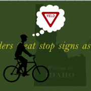bicycle safety stop
