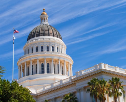 California Capitol building in Sacramento