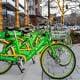 Lime bike-share e-bikes