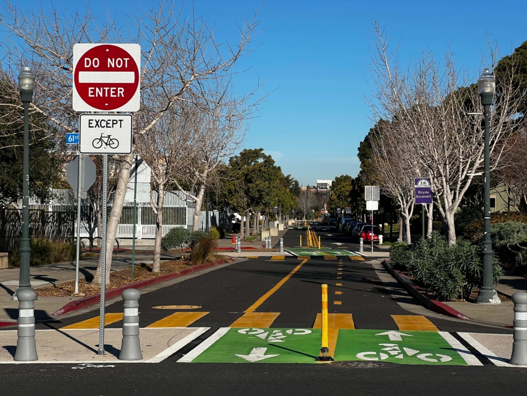 Doyle Street quick-build greenway