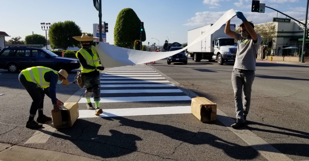 Glendora Quick-Build crosswalk compressed