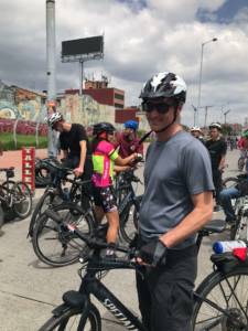 Dave at Ciclovia